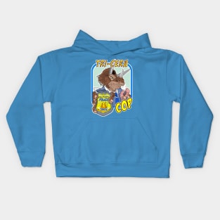 tri-cera-cop Kids Hoodie